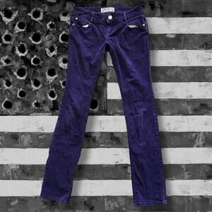 RARE find true vintage super low rise purple corduroy jeans